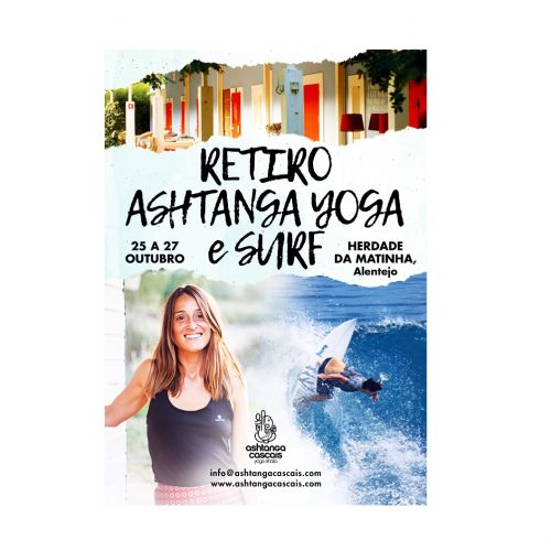 RETIRO ASHTANGA YOGA & SURF, 25 A 27 DE OUTUBRO, HERDADE DA MATINHA