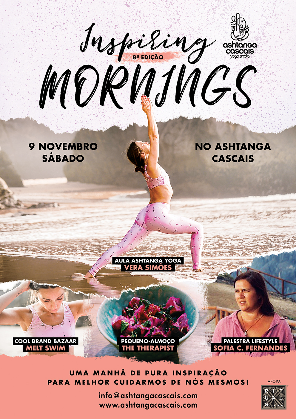 INSPIRING MORNINGS, NOVEMBER 9th, AT ASHTANGA CASCAIS