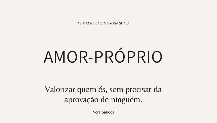 AMOR-PRÓPRIO
